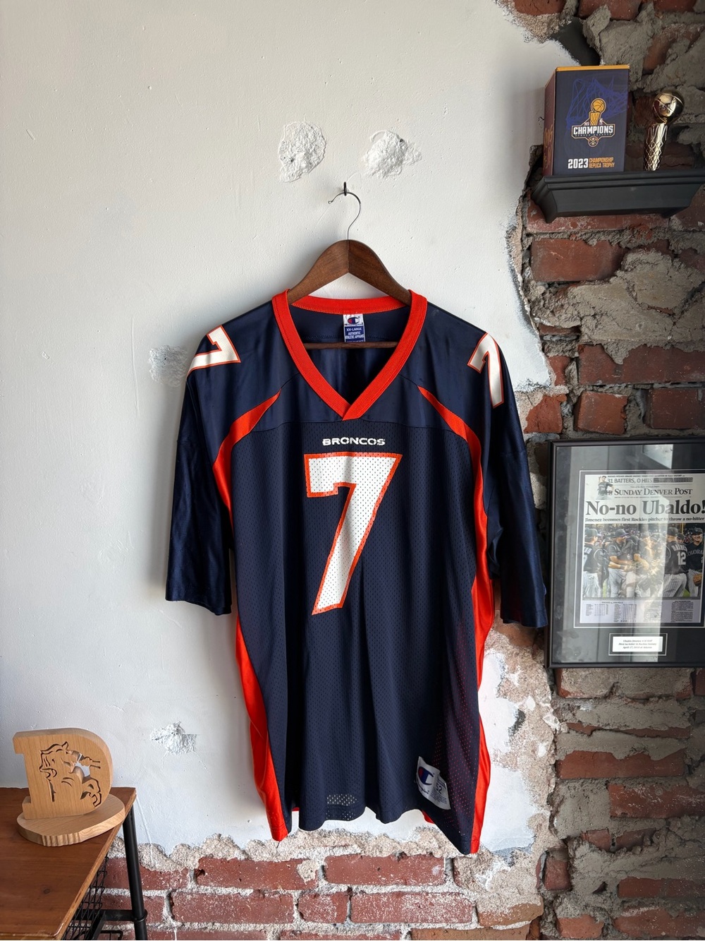 John Elway Denver Broncos Champion Jersey / Mens 52